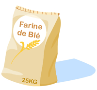 Illustration : farine