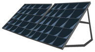 Des panneaux solaires
