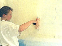 photo : dpose de revtement plastique