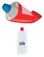 illustration : tube de colle