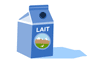 brique de lait