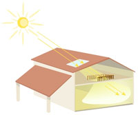 illustration : puit de lumire